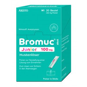 BROMUC akut Junior 100 mg Hustenlöser P.H.e.L.z.E.