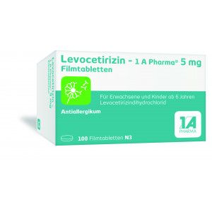 LEVOCETIRIZIN-1A Pharma 5 mg Filmtabletten